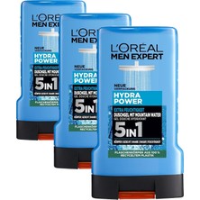 L'Oréal Paris Men Expert L'oreal Paris Men Expert Hydra Power 5in1 Duş Jeli 3 x 250 ml