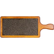 Biradlı Groovy Kulplu Steak Tahta Bazaltlı (GRV-1847)