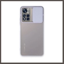 Nexora Living Redmi Note 11T Kılıf Palm Buzlu Kamera Sürgülü Silikon - Lila Nxrlvng