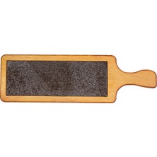 Biradlı Groovy Kulplu Steak Tahta Bazaltlı (GRV-1846)