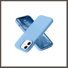 Nexora Living iPhone 12 Kılıf Nano Içi Kadife Silikon - Mavi Nxrlvng