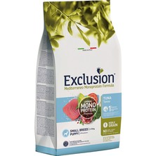 Exclusion Düşük Tahıllı Monoprotein Ton Balıklı ve Narlı Küçük Irk Yavru Köpek Maması 2 kg Süper Premium