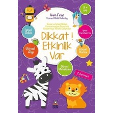 Derin Çocuk Yayınları İrem Fırat'tan Dikkat! Etkinlik Var Zeka Geliştirici Kitap 3+ Yaş için Eğlenceli Aktiviteler