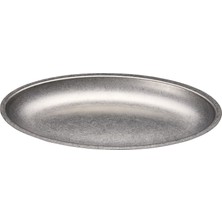 Biradlı Açık Büfe Retro Sunum Tabağı (30X18,2X2,7 Cm)