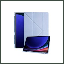 Bezos Galaxy Tab A11 Plus Kalemlikli Mars Tablet Kılıfı - Mavi Nhr