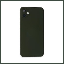 Bezos Samsung Galaxy A05 Uyumlu Kılıf Nano Içi Kadife Silikon - Koyu Yeşil Nhr