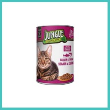 Jungle Kedi Konserve Somonlu & Karidesli 400GR 1 Adet Nyjoybz