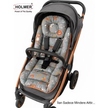 Holmer Organik Pamuklu Ortapedik Bel Destekli Bebek Arabası Minderi