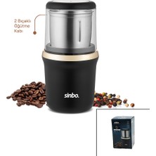 Sinbo SCM-2997 Gold Detaylı Kahve Öğütme Makinesi 200W 100 gr Çelik Bıçaklı