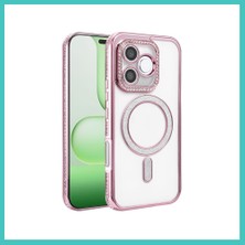 Ny Joy Huawei Honor 600 Lite Joke Simli Magneticsafe Kılıf - Pembe Nyjoybz