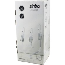 Sinbo SVC-8629 Beyaz Dikey Toz Emici 500 Watt Katlanabilir Borulu 90° Döner Başlıklı