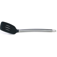 Biradlı Silikon Spatula Kırmızı-Siyah 35 cm (12'li Paket)