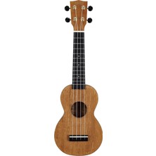 Ukulele Soprano Ince Doğal Saten + Kılıf