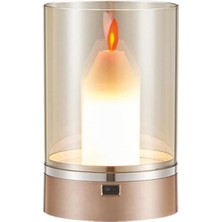 CT-8432 Tokyo Mum Masa Lambası El ile Kontrol USB Şarjlı