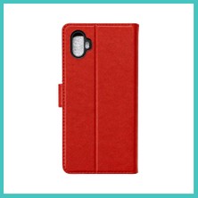 Ny Joy Samsung Galaxy Xcover 6 Pro Trend S Plus Kapaklı Kılıf - Kırmızı Nyjoybz