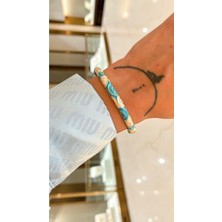 Dore Collection Premium Sanatsal Desenli Lüks Mineli Kelepçe Bilezik