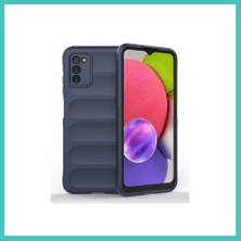 Ny Joy Samsung Galaxy A03S Kılıf Optimum Silikon - Lacivert Nyjoybz