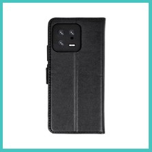 Ny Joy Mi 13 Trend S Plus Kapaklı Kılıf - Siyah Nyjoybz