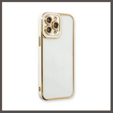 Nexora Living iPhone 13 Pro Kılıf Liva Lens Silikon - Beyaz Nxrlvng