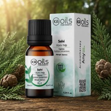 Kaoils Pure Essence Selvi Uçucu Yağı 10 ml – %100 Saf Doğal Cypress Oil, Masaj, Vücut Bakımı ve Aromaterapi İçin