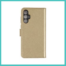 Ny Joy Tecno Spark 8 Pro Trend S Plus Kapaklı Kılıf - Gold Nyjoybz
