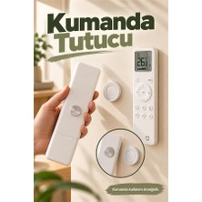 Mucit Home Mıknatıslı Kumanda Tutucu Klima Kumandası Eşya Tutucu 2 Li Set