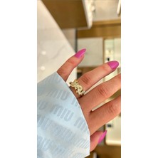 Dore Collection Marka Model Moissanite Taşlı Premium Işıltılı Yüzük