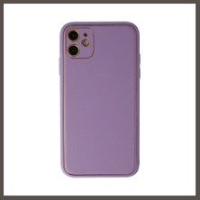 Nexora Living iPhone 12 Kılıf Coco Deri Silikon Kapak - Lila Nxrlvng