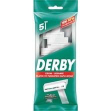 Diyar-ı Fırsat Derby Tek Bıçaklı Saplı Tıraş Bıçağı 5 Adet 14'lü Paket