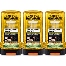 L'Oréal Paris Men Expert L'oreal Paris Men Expert Invincible Sport 5in1 Spor Sonrası Duş Jeli 3 x 250 ml