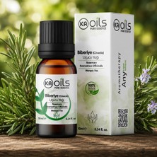 Kaoils Pure Essence Biberiye Uçucu Yağı 10 ml – %100 Saf Doğal Rosemary Oil, Saç ve Saç Derisi Bakımı İçin