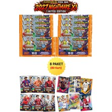 Hediyecik Panini Fıfa 365 Adrenalyn Xl 2027 Nightmare XL Limited Edition Futbolcu Kartları 8 Paket (80 Kart)