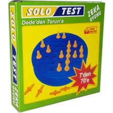 Solo Test Akıl Oyunu Beyaz Erken Gelişim İçin Eğlenceli Strateji ve Zeka Geliştirici Oyun