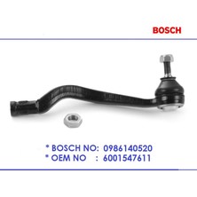 Bosch Rot Başı Sağ Symbol 3 Express 2021+ Dokker Lodgy 2012+ Sandero 1-2 Logan 1-2 Mcv 233 Mm. 0986140520