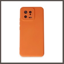 Nexora Living Mi 13 Kılıf Nano Içi Kadife Silikon - Turuncu Nxrlvng