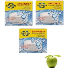 Odea Tr Nem Alıcı Rutubet Giderici Yedek Tablet 3'lü 2 x 250 Gram Yeşil Elma