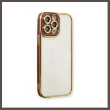 Nexora Living iPhone 13 Pro Kılıf Liva Lens Silikon - Bordo Nxrlvng