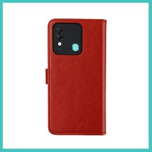 Ny Joy Tecno Spark 8t Trend S Plus Kapaklı Telefon Kılıf - Kırmızı Nyjoybz