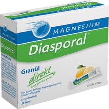 Assos Magnesium Diasporal DİREKT 20 Poşet Enerji Artırıcı 250 mg Magnezyum İçeren Granül
