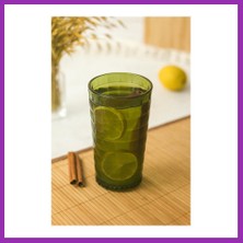 Salmore Allegra Koyu Yeşil 6?lı Bardak Seti 750 ml Akrilik Malzeme - Cam Değildir Kırılmaya Dayanıklı Bty