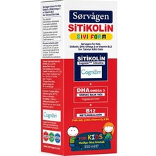 Sorvagen  Kids Sitikolin Sıvı Form 150 ml Şurup