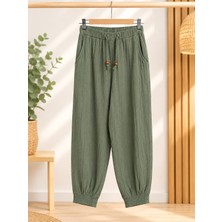 Aksoy Authentic Müslin Pileli Pantolon