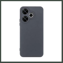 Bezos Redmi 13 4g Uyumlu Kılıf First Silikon - Gri Nhr