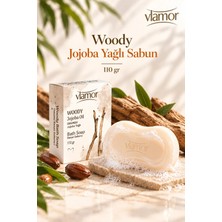 Vlamor Woody Jojoba Yağlı Katı Sabun 110 gr,Odunsu Bakım Serisi