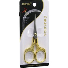 Akıllı Bayi Bıyık Berber Makası Gold Saplı Aby