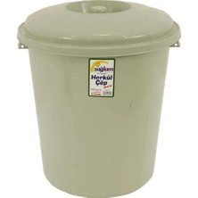Merdem Çöp Kovası Yuvarlak Naturel No:70 MRD165