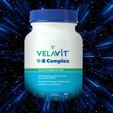 Velavit V-B Complex 60 Kapsül Saç ve Tırnağın Bütünsel Sağlığını Destekleyen Takviye Edici Gıda