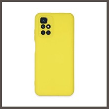 Nexora Living Redmi 10 2022 Kılıf Nano Içi Kadife Silikon - Sarı Nxrlvng