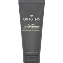 Odea Tr Clear Improvement Active Charcoal Mask To Clear Pores | Purifies & Reduces Excess Oil | With Bamboo Charcoal, 2.5 Fl Oz