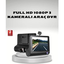 Odea Tr Araç Kamerası 3'lü Full Hd Dvr 1080P Gece Görüşlü ve G-Sensörlü